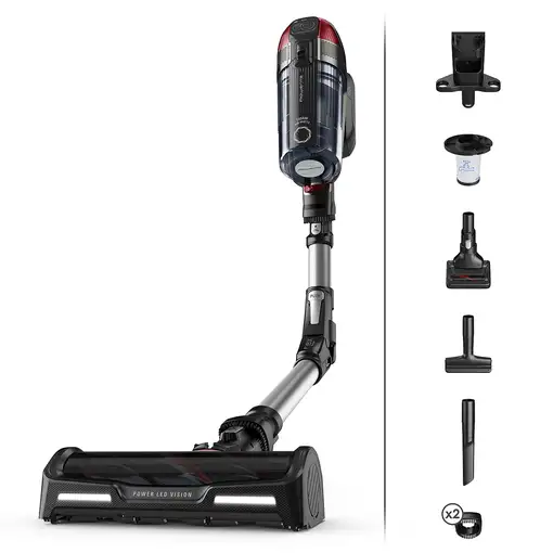 Rowenta RH98A7 Aspiradora escoba 2 en 1 Batería Secar Sin bolsa 0,9 L 320 W Rojo,