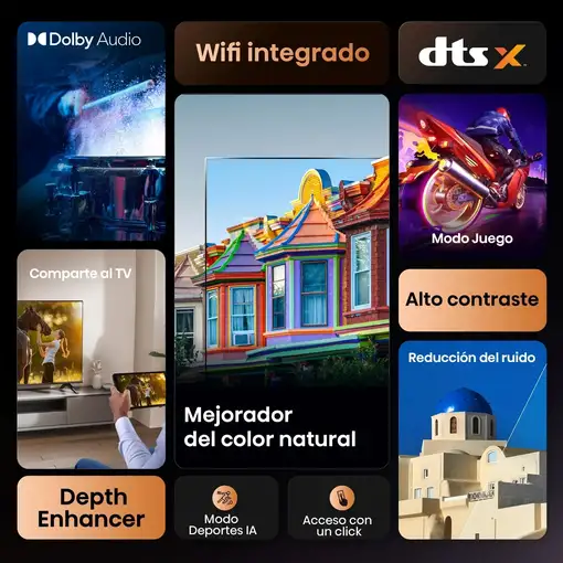 Televisor DLed 40'' Full HD Smart 40A4Q HISENSE