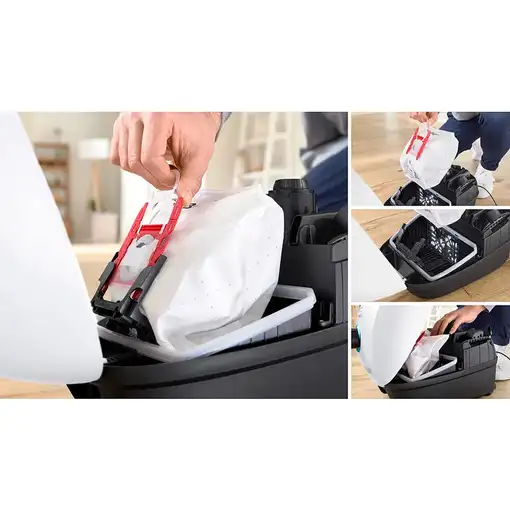 Bosch Serie 4 BGB41HYG1H aspiradora 4 L Aspiradora cilíndrica Secar 600 W Bolsa pa