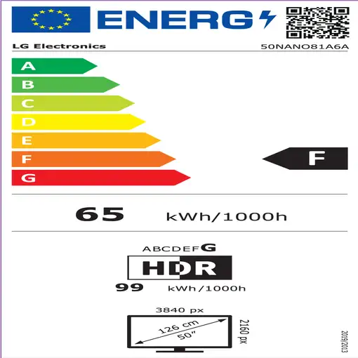 TV Led NanoCell  50" 4K UHD Smart 50NANO81A6ALG