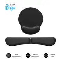 Pack de Reposamuñecas y Alfombrilla Ergonómica Subblim Ergo MemoryFlex