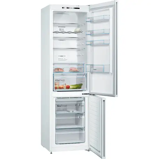 Frigorífico Combi Total NoFrost, blanco, 203x60x66 cm, KGN39VWDC BOSCH
