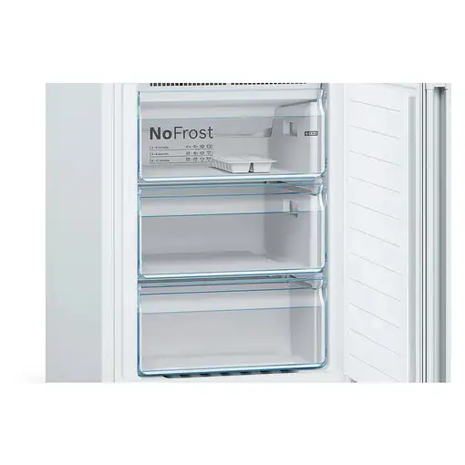 Frigorífico Combi Total NoFrost, blanco, 203x60x66 cm, KGN39VWDC BOSCH