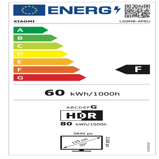 Televisor QLED 50'' 4K Ultra HD Gris Smart ELA6088EU XIAOMI