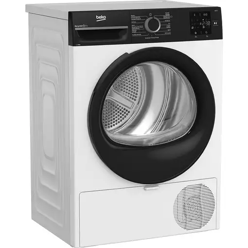 Secadora blanca con bomba de calor, 10 Kg, BM3T30230W BEKO