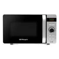Orbegozo MIG 2052 Negro, Plata Microondas con grill Encimera 20 L 700 W
