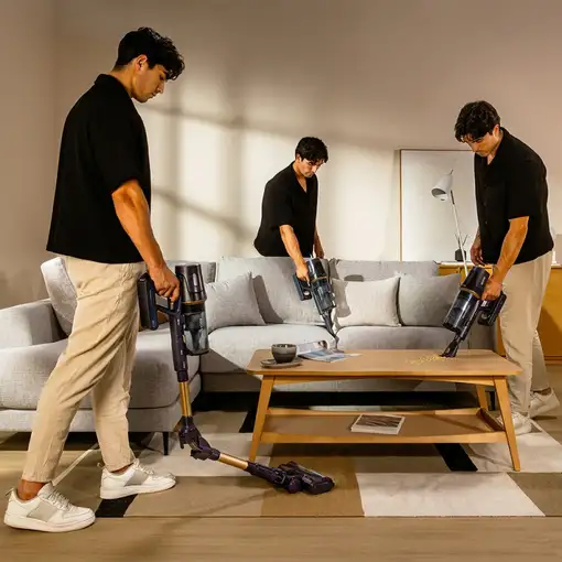 Cecotec Conga Rockstar RS70 Pet Flex aspiradora de mano Azul Sin bolsa