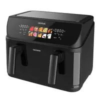 Freidora de aire 10L, 2800W, 4 resistencias, Cecofry&Grill Duoheat 10000 CECOTEC
