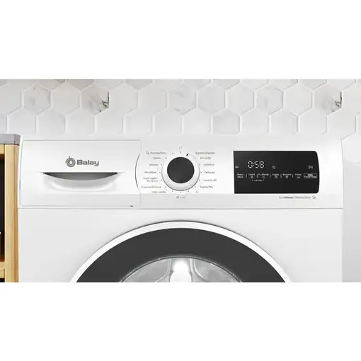Lavadora carga frontal 8 kg 1200 RPM Blanco 3TS382B BALAY