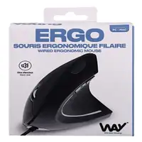 T'nB WMUERGOV ratón Universal Mano derecha USB tipo A 1600 DPI