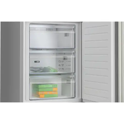 Frigoríficos сombis Independiente 321 L Acero inoxidable 3KFC653XI BALAY