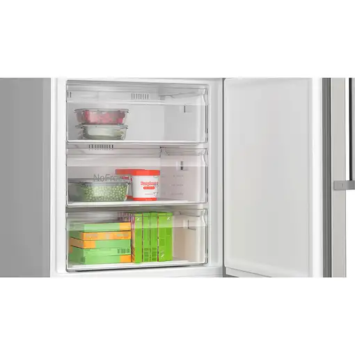 Frigoríficos сombis Independiente 440 L Acero inoxidable Serie 4 KGN497ICT BOSCH