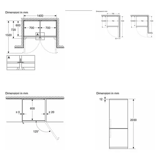 Frigoríficos сombis Independiente 440 L Acero inoxidable Serie 4 KGN497ICT BOSCH
