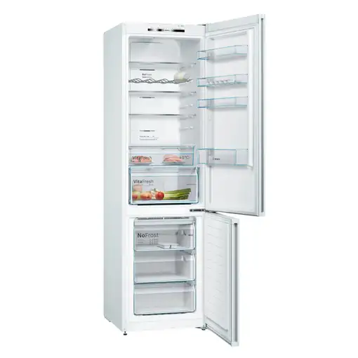 Frigorífico Combi blanco, Total NoFrost, 203x60x66 cm, KGN39VWEB BOSCH
