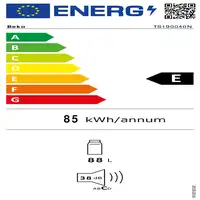 Beko TS190040N frigorífico Independiente 88 L E Blanco
