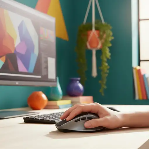 NGS LUSH-RB: Ratón Inalámbrico Recargable USB-C  Multimodo. Silencioso. Diestro.