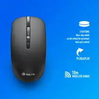 NGS SERENITY KIT: teclado y ratón inalámbricos. Layout Español. Silencioso.