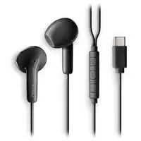 NGS CROSS GLIDE BLACK: Auriculares de botón con micrófono y control de volumen.