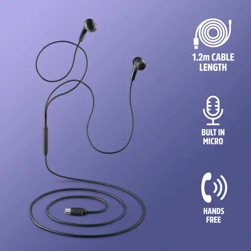 Auricular botón crossglide negro NGS