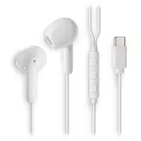 NGS CROSS GLIDE WHITE: Auriculares de botón con micrófono y control de volumen.