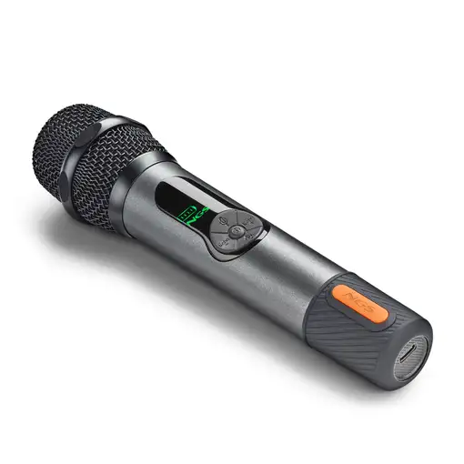 NGS Singer Star: Micrófono Inalámbrico Dinámico 2,4GHz, Autonomía 30h.
