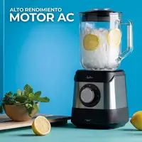 JATA JEBT3855 licuadora 1,8 L Batidora de vaso 1500 W Negro, Acero inoxidable