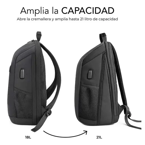 Mochila para portátil Nomad Xpand Air Padding Backpack 15,6" negro SUBBLIM