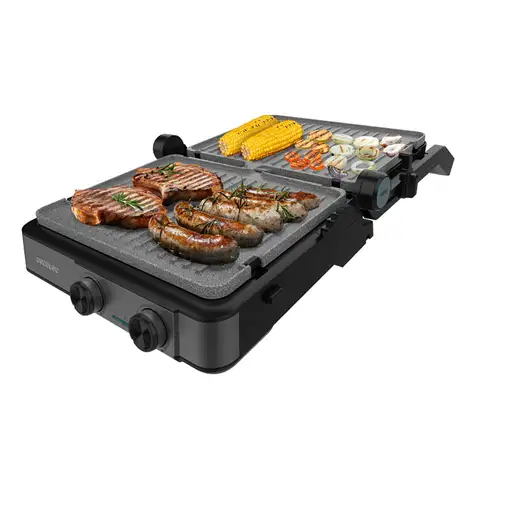 Cecotec Rock’nGrill 2200 Dual parrilla eléctrica de contacto