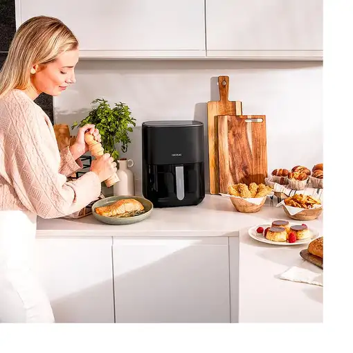 Freidora de aire, 6,5L, 1.700W, Cecofry Fantastik Window 6500 CECOTEC