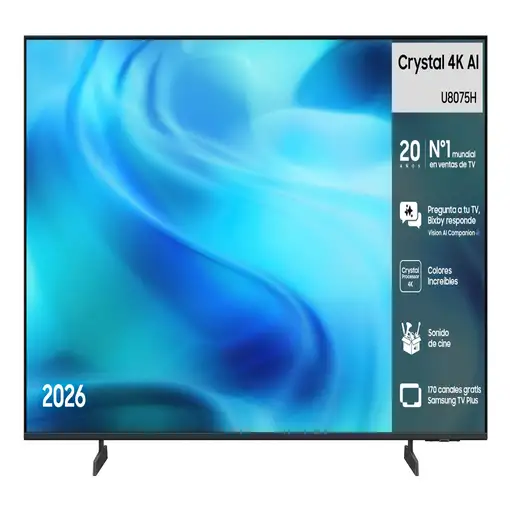 Televisor LED 43'' 4K Ultra HD Negro Smart TU43U8075HUXXC SAMSUNG Televisor LED 43'' 4K Ultra HD Negro Smart TU43U8075HUXXC SAMSUNG