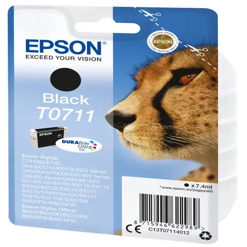 Epson Cartucho T0711 negro (etiqueta RF)