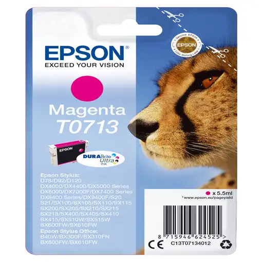 Epson Cartucho T0713 magenta (etiqueta RF)