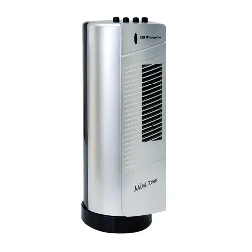 Ventilador torre mini gris, 30 W, 2 velocidades, TM 0915 ORBEGOZO Ventilador torre mini gris, 30 W, 2 velocidades, TM 0915 ORBEGOZO