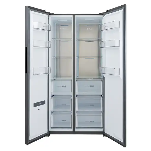 Infiniton SBS-630A85XES nevera puerta lado a lado Independiente 540 L Acero inoxid