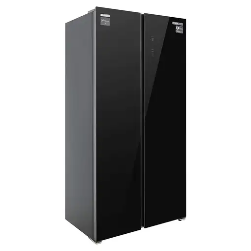 Infiniton SBS-630A85NEG nevera puerta lado a lado Independiente 540 L Negro