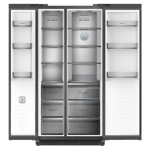 Infiniton SBS-535A93XEB nevera puerta lado a lado Independiente 508 L Acero inoxid