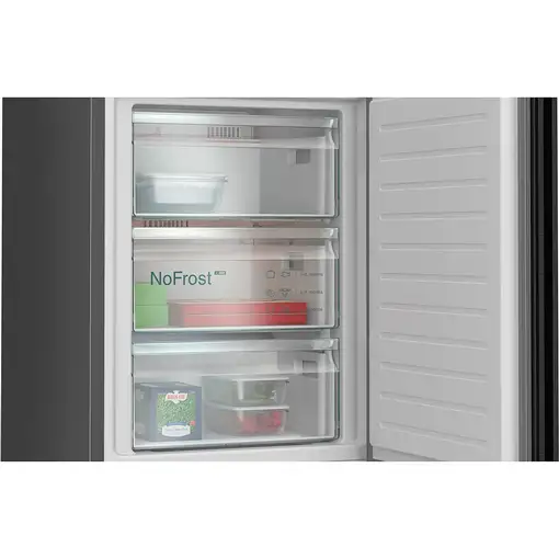 Nevera y congelador Independiente 363 L Acero pulido 67321 KG39N4X1F SIEMENS