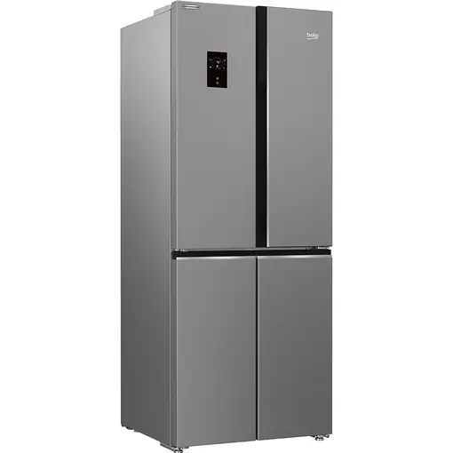 Beko GNE480E30ZXPN nevera puerta lado a lado Independiente 478 L Acero inoxidable