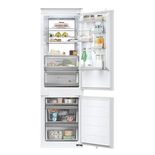 Frigorífico Combi Integrable, 177,2x54x55 cm, 268L, HBW7518BT HAIER Frigorífico Combi Integrable, 177,2x54x55 cm, 268L, HBW7518BT HAIER