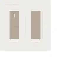 Nevera y congelador Independiente 322 L Blanco V0360 EVVO