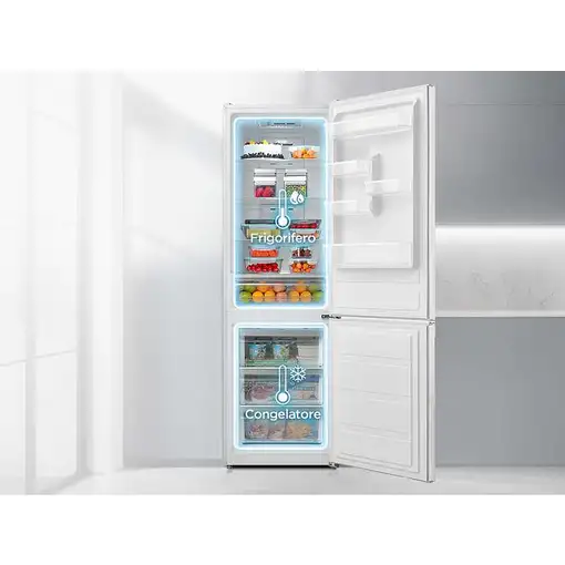 Nevera y congelador Independiente 310 L Blanco MDRB424FGE01OE MIDEA