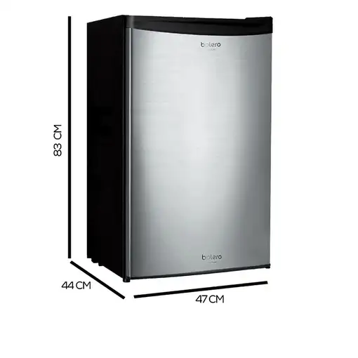 Cecotec 00127 nevera combi Independiente 91 L Acero inoxidable