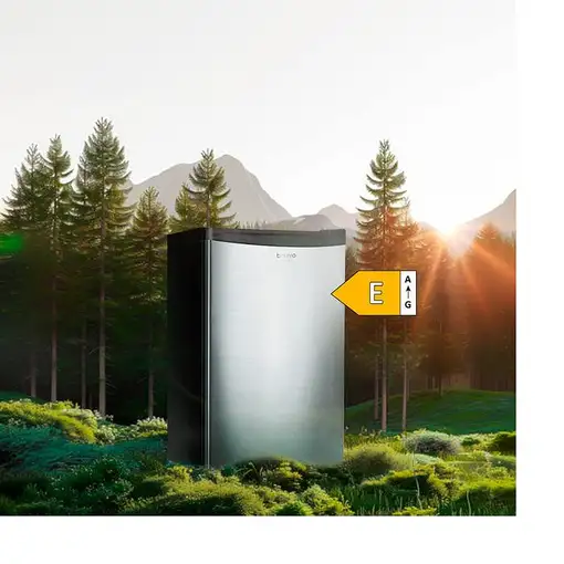 Cecotec 00127 nevera combi Independiente 91 L Acero inoxidable