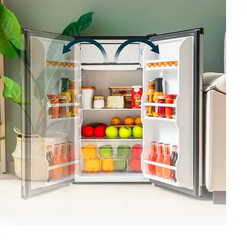 Cecotec 00127 nevera combi Independiente 91 L Acero inoxidable