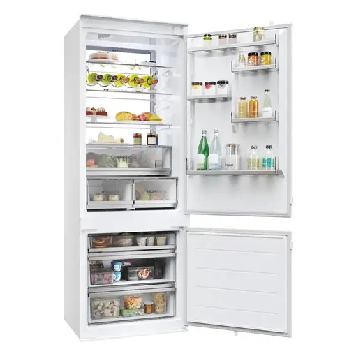 Frigorífico Combi Integrable, 193,5x69x55 cm, 400 L, HBW7719DT HAIER