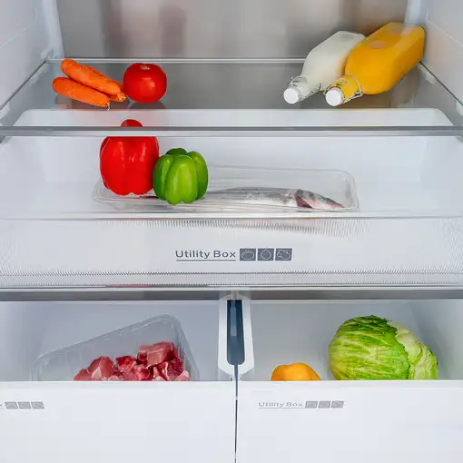 Infiniton AMCB-580CD90NEC nevera puerta lado a lado Independiente 456 L E Negro