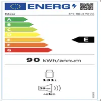 Edesa EFS-0813 WH frigorífico Independiente 131 L E Blanco