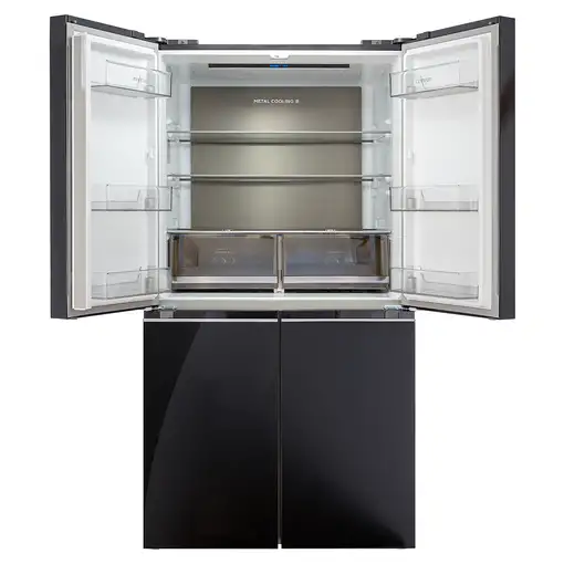 Infiniton AMCB-601CD78NEG nevera puerta lado a lado Independiente 601 L E Negro