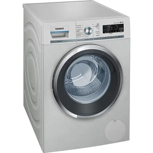 Lavadora carga frontal 9 kg 1600 RPM Plata WM16W79XES SIEMENS