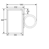Lavadora carga frontal 9 kg 1600 RPM Plata WM16W79XES SIEMENS